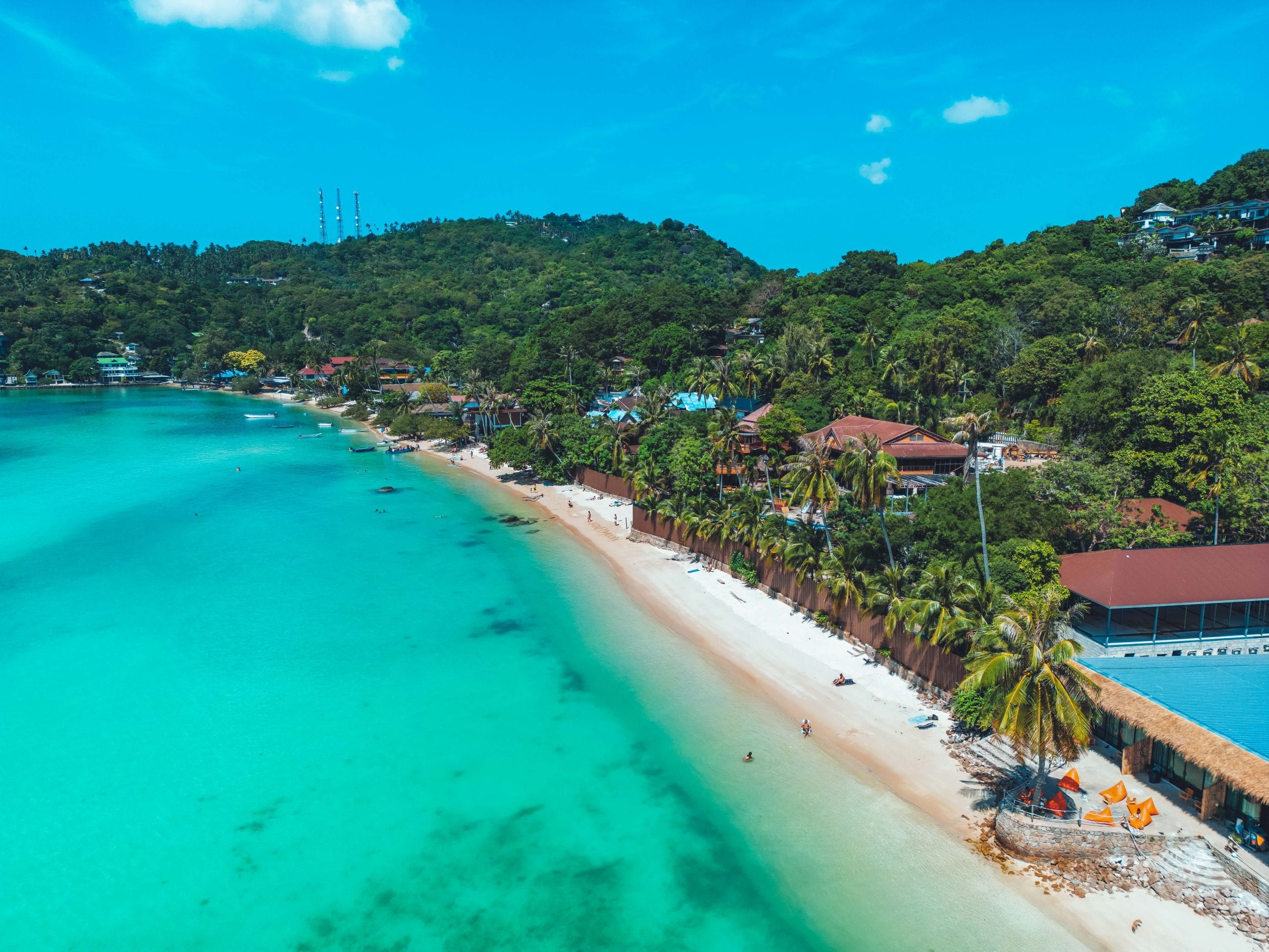 Arriving at Mae Haad, the main pier on Koh Tao