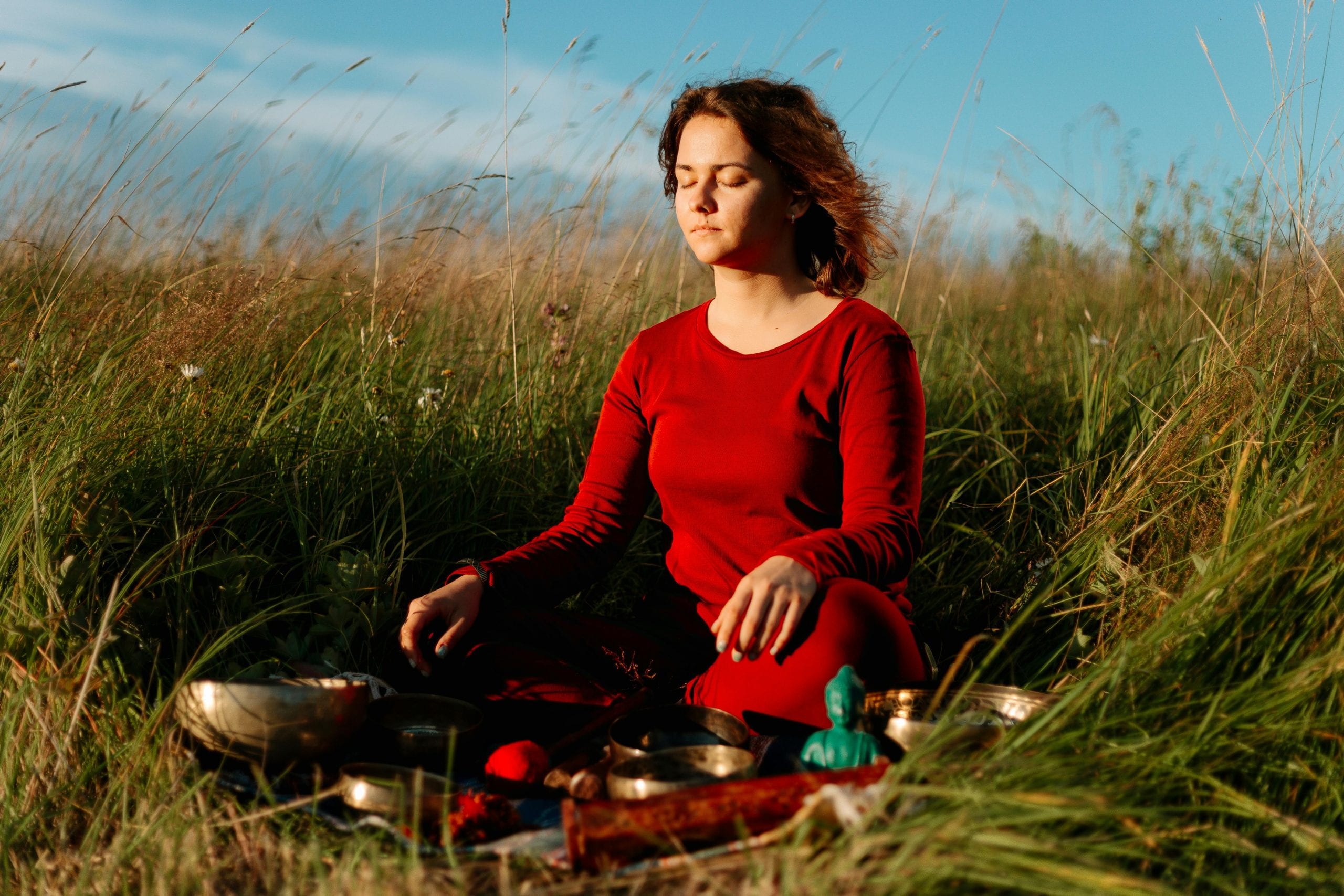 Sound and meditation work at a Koh Tao retreat